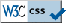 Icono conformidad CSS